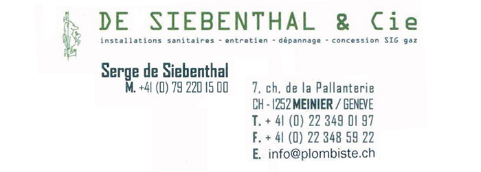 De Siebenthal & Cie