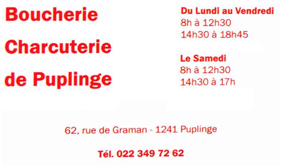Boucherie de Puplinge